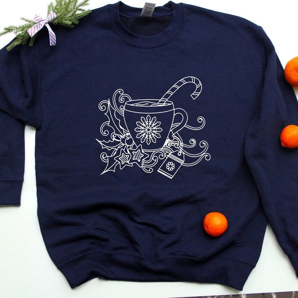 Merry Christmas sweatshirt, New year sweatshirt,Christmas sweatshirt - Picture 1 of 2